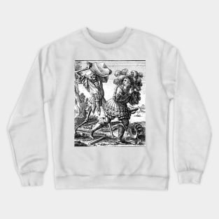 The Count, the Dance of Death - Hans Holbein Crewneck Sweatshirt